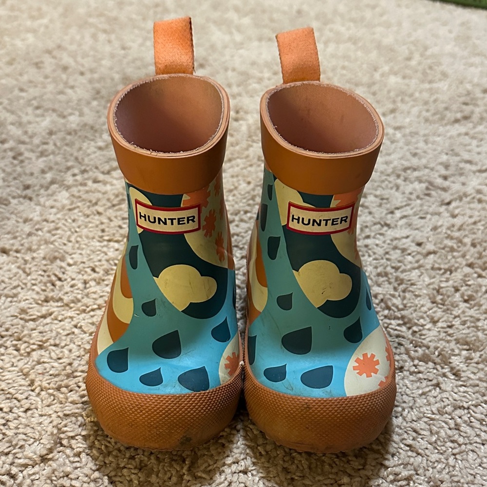 Hunter Kids' Colorful Patterned Rain Boots